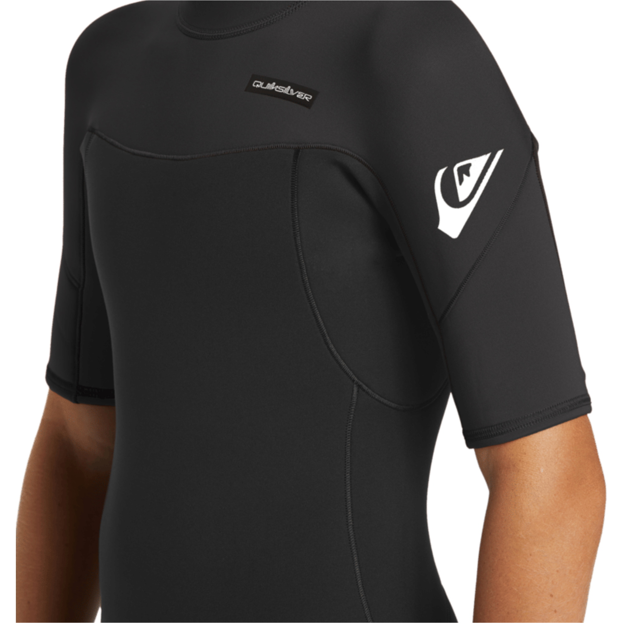 2026 Quiksilver Junior Everyday Sessions 2mm Back Zip Shorty Wetsuit EQBW503025 - Black